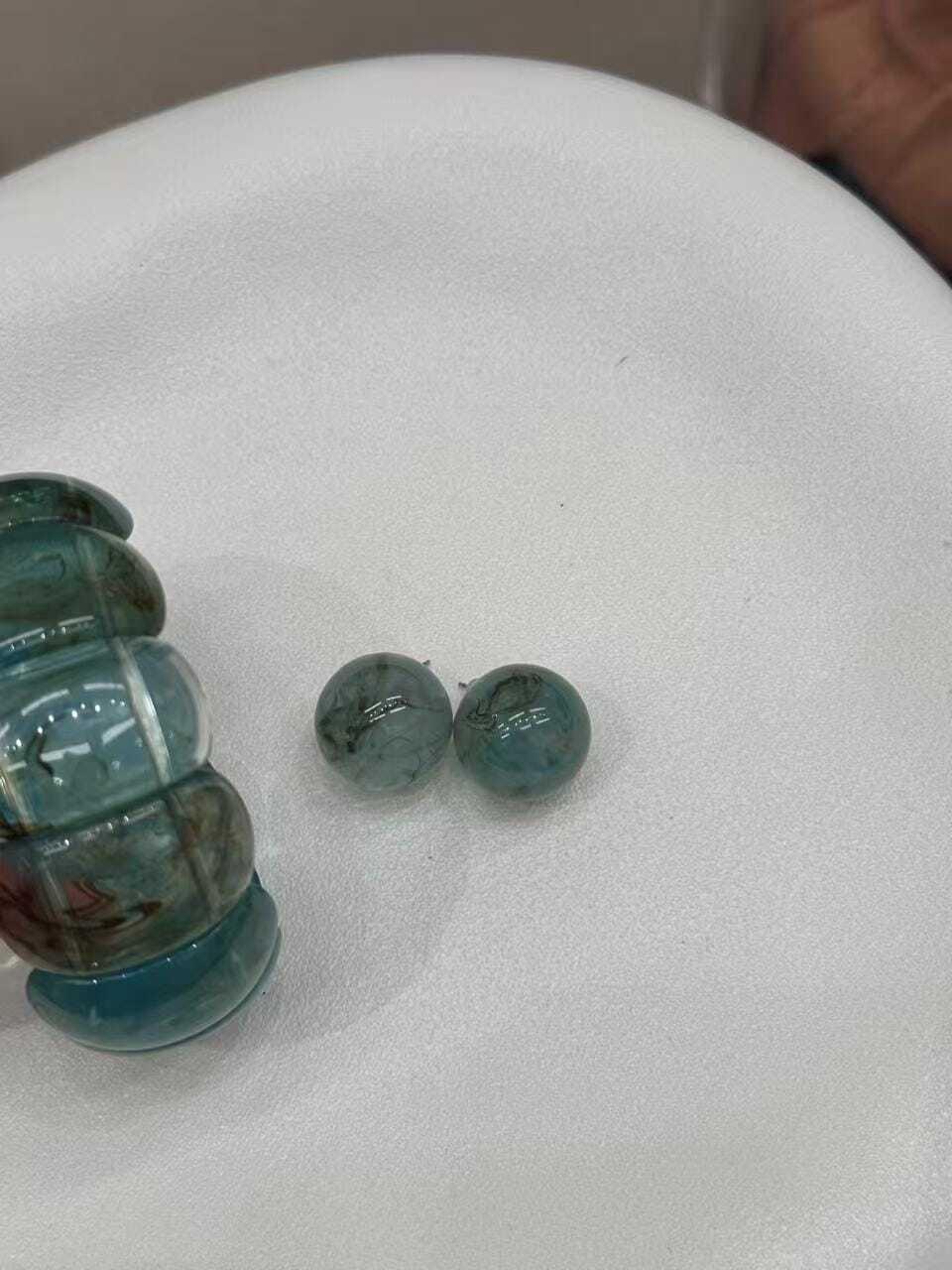 Elegant Gemstone Stud Earrings - Image 2
