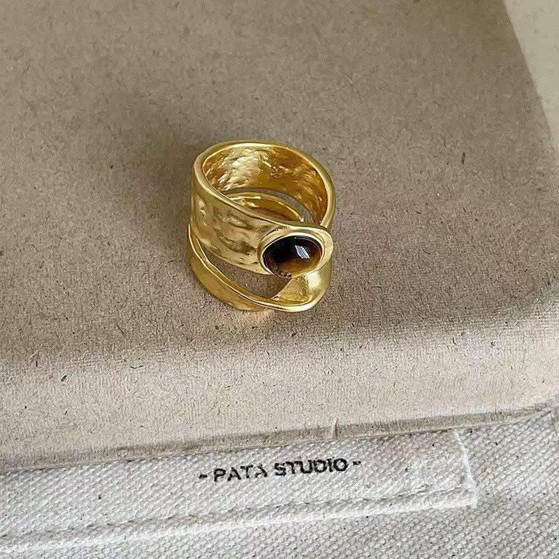Ring With Oval-Shaped Stone