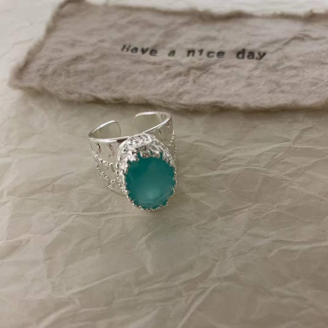 Copper Ring With Turquoise Stone