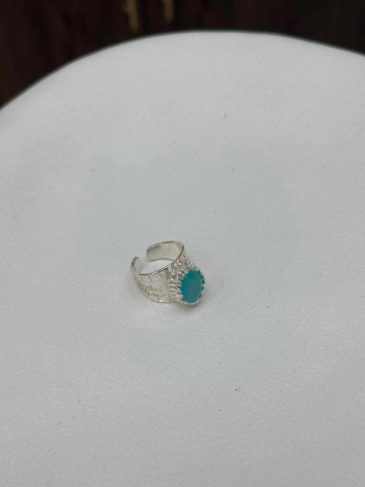 Copper Ring With Turquoise Stone - Image 3